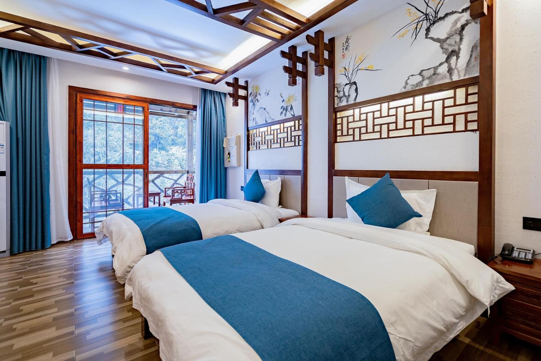 Apartamento 一树一花客栈眷恋店 Wulingyuan Exterior foto